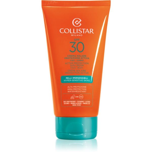Collistar Collistar Special Perfect Tan Active Protection Sun Cream vodoodporna krema za sončenje SPF 30 150 ml