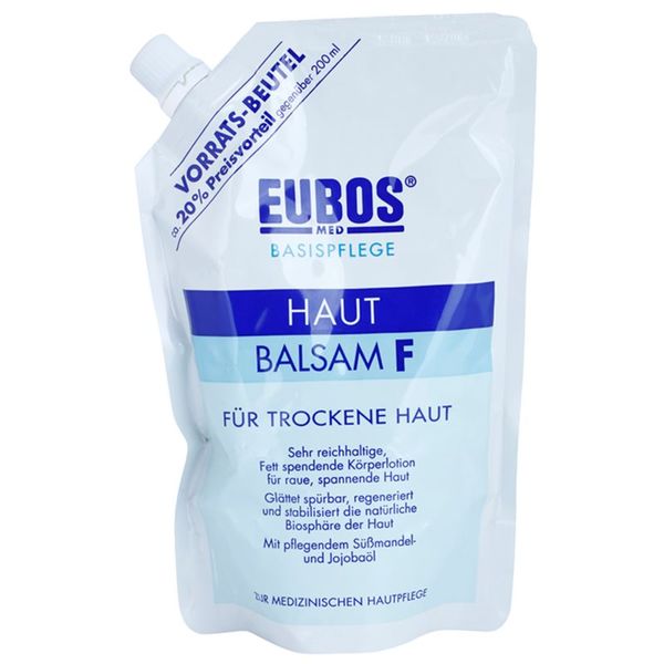 Eubos Eubos Basic Skin Care F vlažilni losjon za telo za suho in občutljivo kožo nadomestno polnilo 400 ml