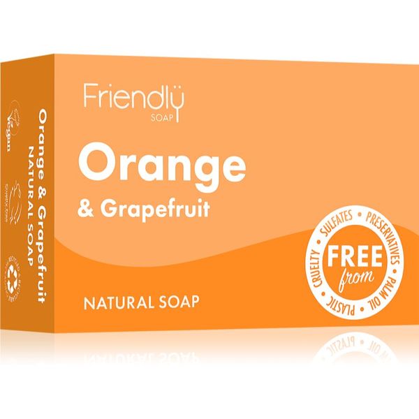 Friendly Soap Friendly Soap Natural Soap Orange & Grapefruit naravno milo 95 g