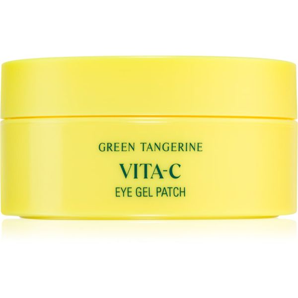 Goodal Goodal Green Tangerine Vita-C hidrogel maska za predel okoli oči za osvetljevanje kože in hidratacijo 60 kos