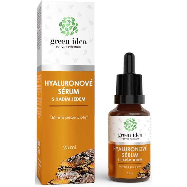 Green Idea Green Idea Topvet Premium Hyaluronic serum with snake venom serum za obraz za zrelo kožo 25 ml