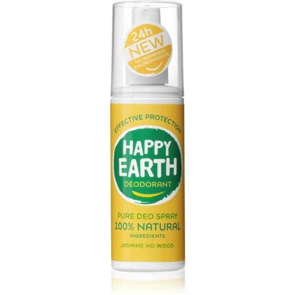 Happy Earth Happy Earth 100% Natural Deodorant Spray Jasmine Ho Wood dezodorant 100 ml