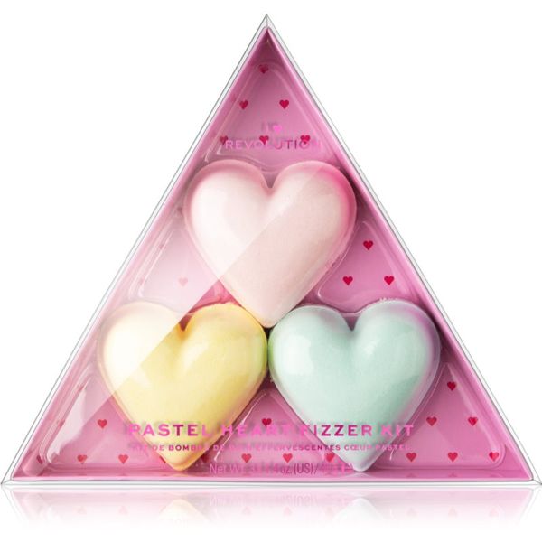 I Heart Revolution I Heart Revolution Fizzer Kit Pastel Heart set(za kopel) za ženske