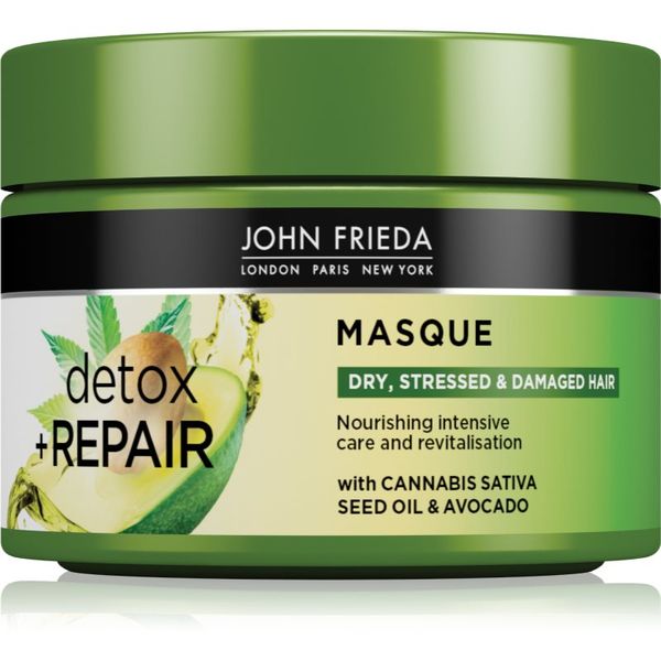 John Frieda John Frieda Detox & Repair razstrupljevalna maska za poškodovane lase 250 ml