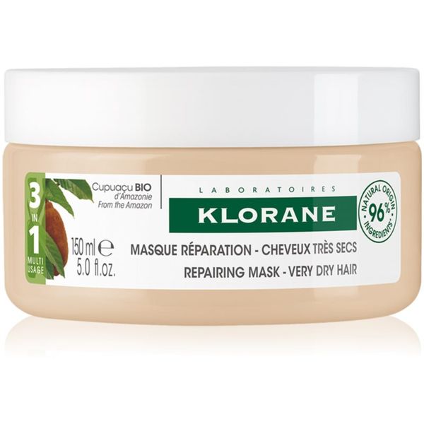 Klorane Klorane Cupuaçu Bio Bio regeneracijska maska za lase za zelo suhe lase 150 ml