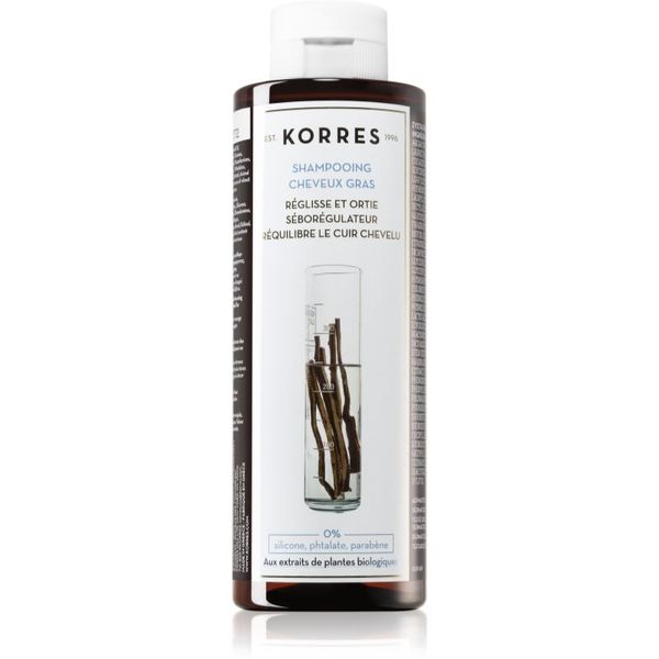 Korres Korres Liquorice and Urtica šampon za mastne lase 250 ml