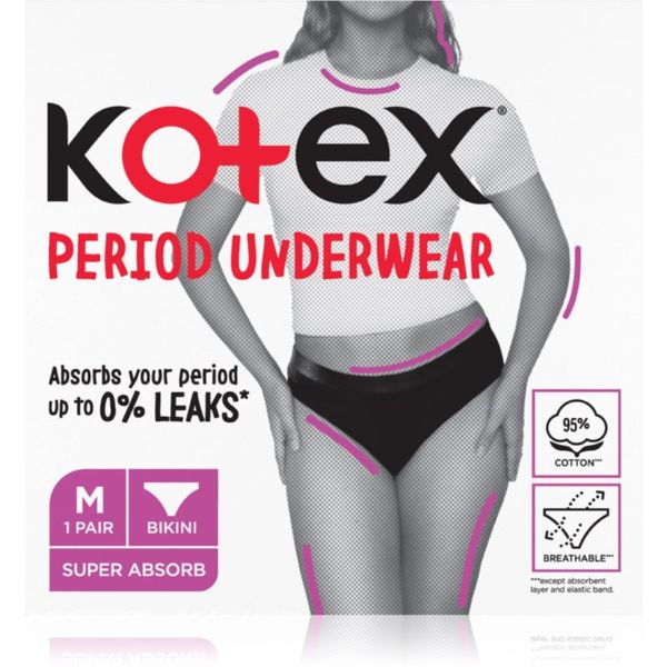 Kotex Kotex Period Underwear Size M menstrualne hlačke velikost M 1 kos
