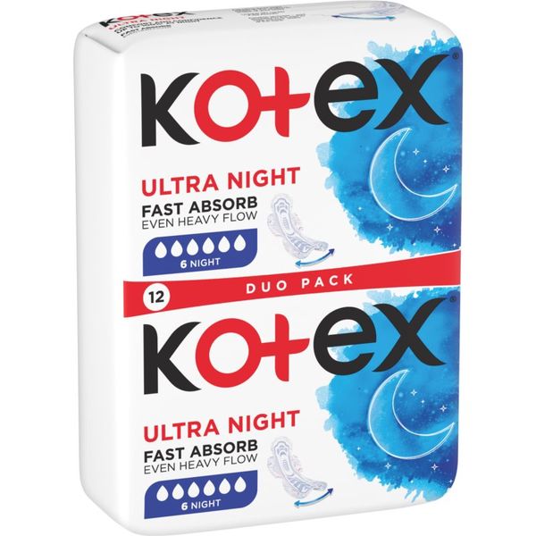 Kotex Kotex Ultra Comfort Night vložki 12 kos
