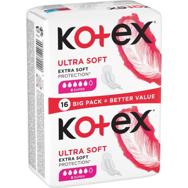 Kotex Kotex Ultra Soft Super vložki 16 kos
