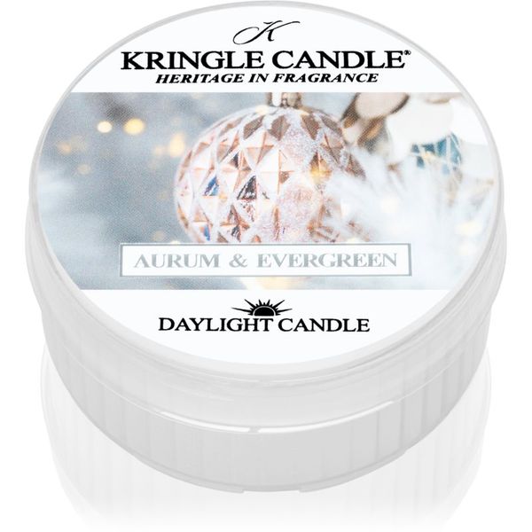 Kringle Candle Kringle Candle Aurum & Evergreen čajna sveča 42 g