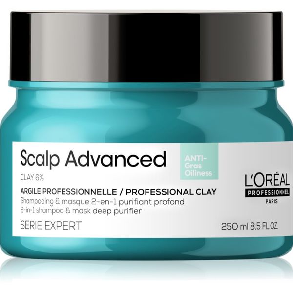 L’Oréal Professionnel L’Oréal Professionnel Serie Expert Scalp Advanced šampon in maska 2 v 1 za mastne lase in lasišče 250 ml