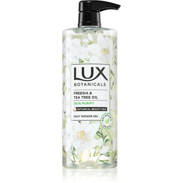 Lux Lux Maxi Freesia & Tea Tree Oil gel za prhanje z dozirno črpalko 750 ml