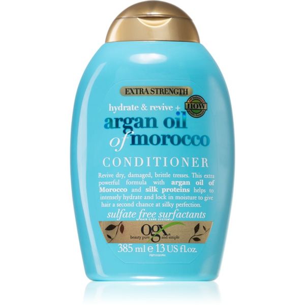 OGX OGX Argan Oil Of Morocco Extra Strenght obnovitveni balzam za poškodovane lase 385 ml