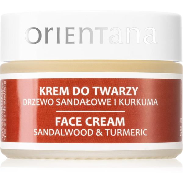 Orientana Orientana Sandalwood & Turmeric Face Cream hranilna krema za obraz 50 g