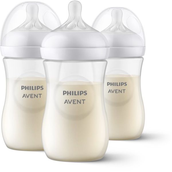 Philips Avent Philips Avent Natural Response Baby Bottle steklenička za dojenčke 1 m+ 3x260 ml