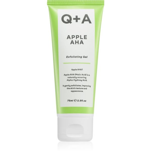 Q+A Q+A Apple AHA eksfoliacijski čistilni gel 75 ml