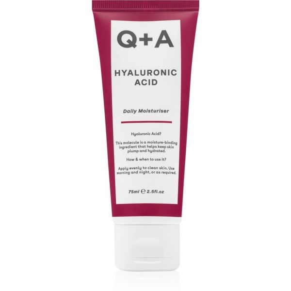 Q+A Q+A Hyaluronic Acid vlažilna krema za obraz za vsakodnevno uporabo 75 ml