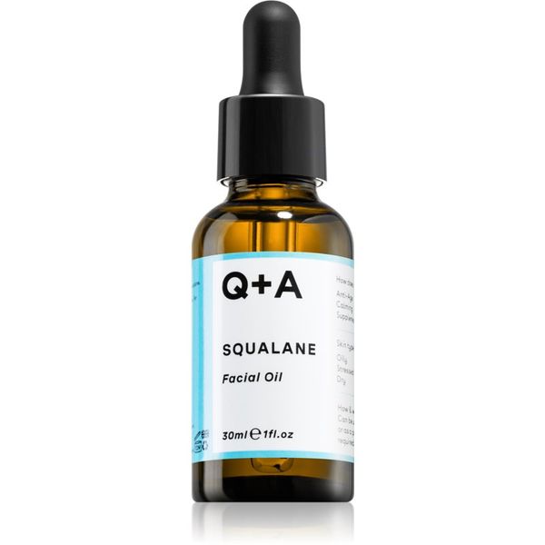 Q+A Q+A Squalane olje za obraz z vlažilnim učinkom 30 ml