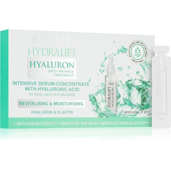 Revuele Revuele Hydralift Hyaluron intenzivni serum za obraz, vrat in dekolte 7x2 ml