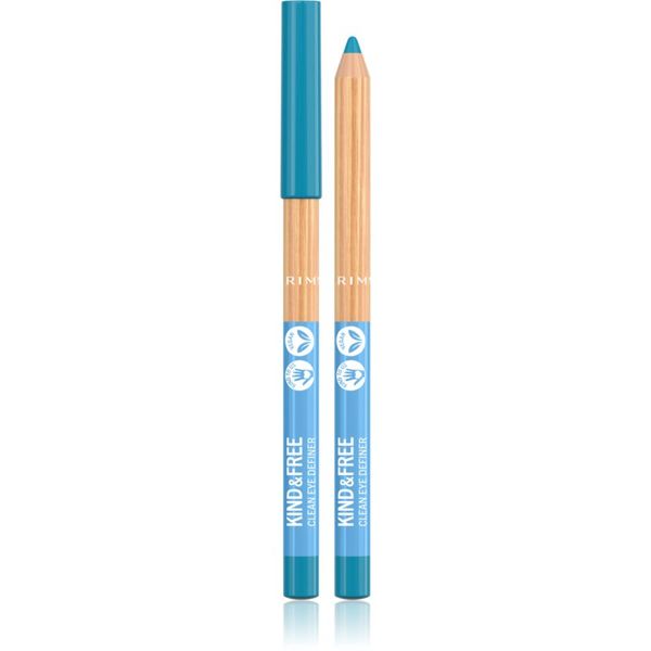 Rimmel Rimmel Kind & Free svinčnik za oči z intenzivno barvo odtenek 6 Anime Blue 1,1 g