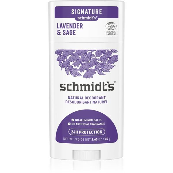Schmidt's Schmidt's Lavender & Sage trdi dezodorant 75 g