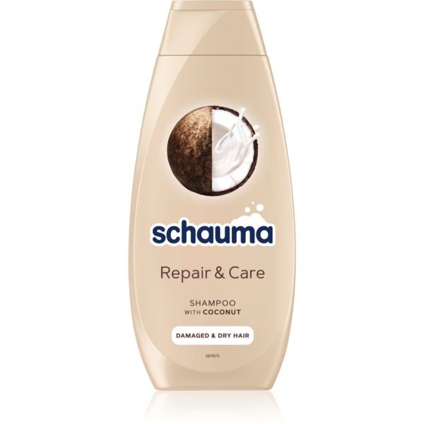 Schwarzkopf Schwarzkopf Schauma Repair & Care šampon za suhe in poškodovane lase s kokosom 400 ml