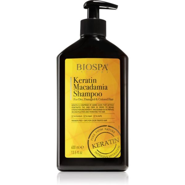 Sea of Spa Sea of Spa Bio Spa Keratin Macadamia keratinski šampon za barvane in poškodovane lase 400 ml
