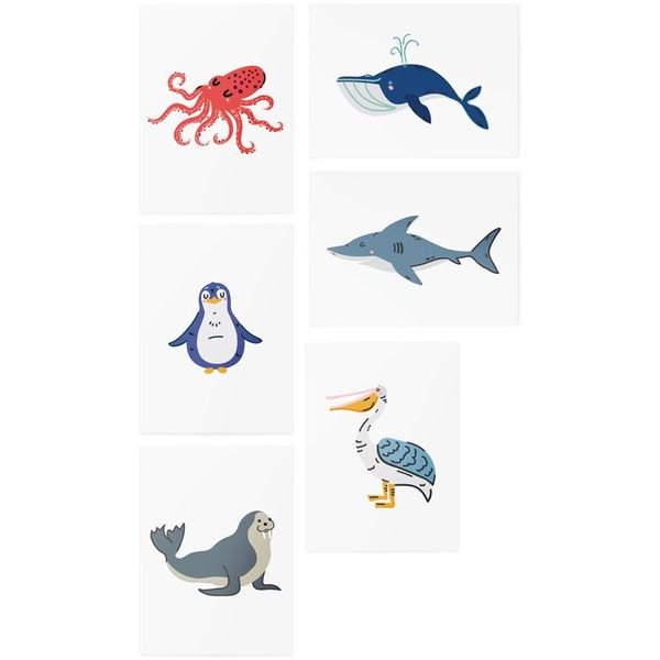 TATTonMe TATTonMe AR Set Ocean Animals tetovaža za otroke 3 y+ 6 kos