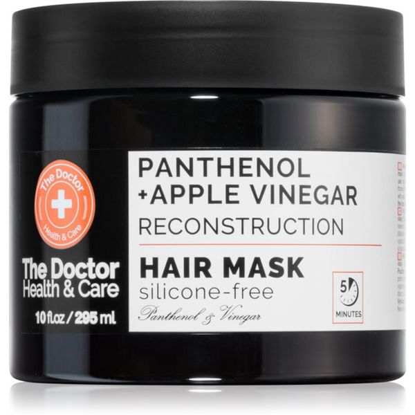The Doctor The Doctor Panthenol + Apple Vinegar Reconstruction hranilna maska za lase s pantenolom 295 ml