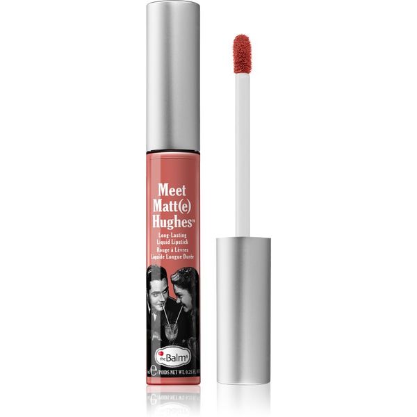 theBalm theBalm Meet Matt(e) Hughes Long Lasting Liquid Lipstick dolgoobstojna tekoča šminka odtenek Doting 7.4 ml