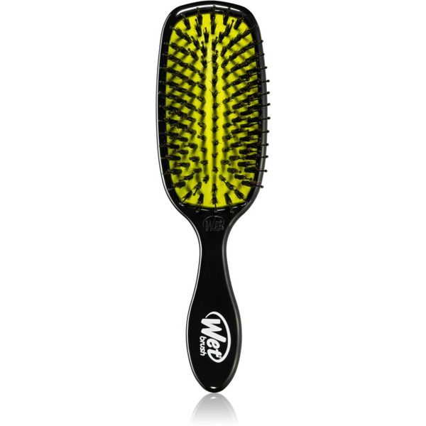 Wet Brush Wet Brush Shine Enhancer krtača za sijaj in mehkobo las Black-Yellow 1 kos