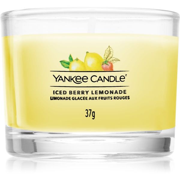 Yankee Candle Yankee Candle Iced Berry Lemonade votivna sveča glass 37 g