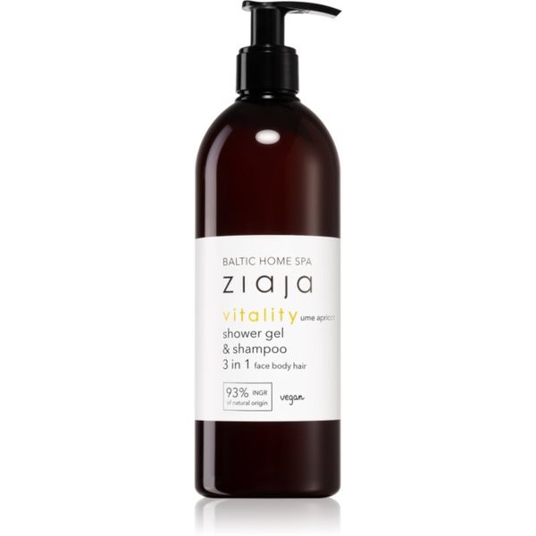 Ziaja Ziaja Baltic Home Spa Vitality gel za prhanje za obraz, telo in lase 500 ml