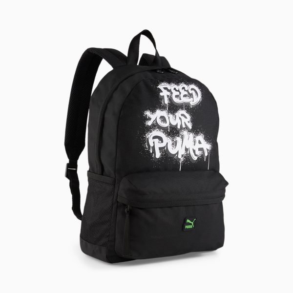 PUMA Feed Your PUMA Youth Backpack, Black/Graphic