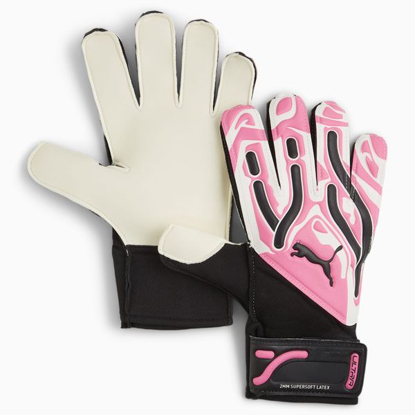 PUMA Women's PUMA Ultra Play Rc Goalkeeper Gloves, Poison Pink/White/Black