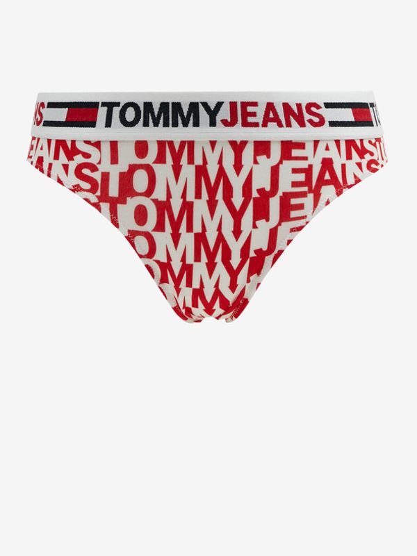 Tommy Jeans Tommy Jeans Hlačke Rdeča