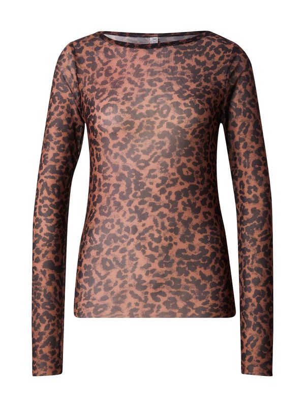 10Days 10Days Majica  kostanj rjava / temno rjava