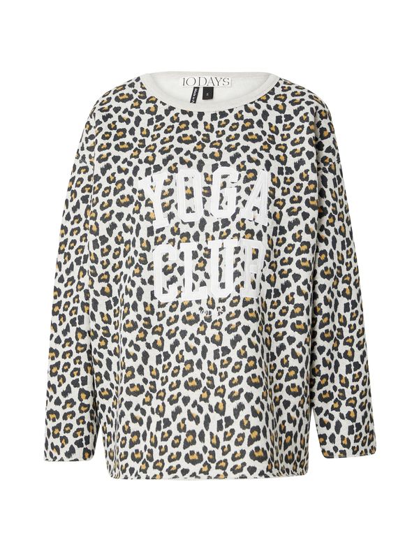 10Days 10Days Pulover  svetlo rjava / antracit / svetlo siva / bela