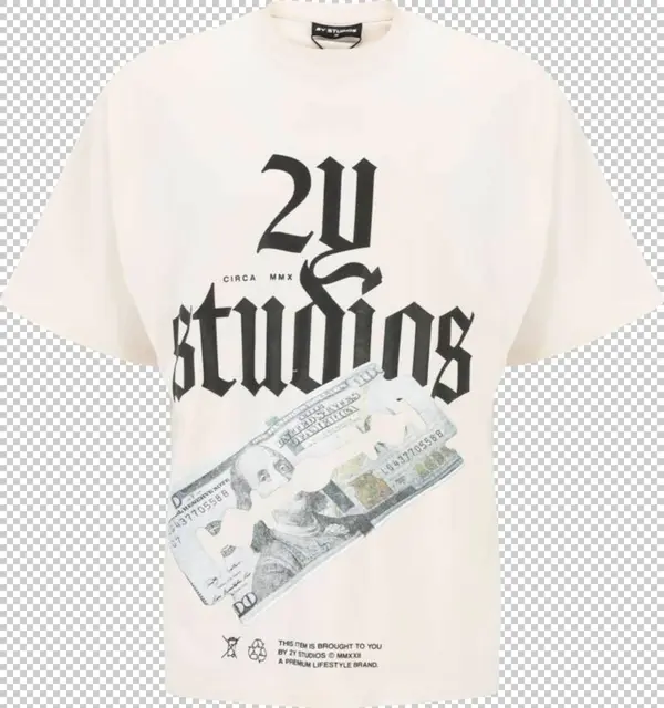2Y Studios 2Y Studios Majica 'Razor'  rumena / temno zelena / črna / off-bela