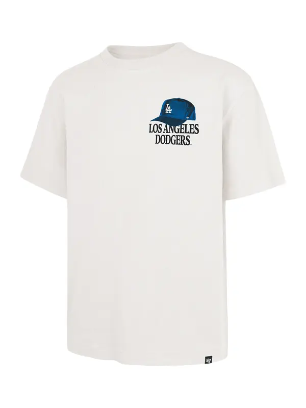 47 Brand 47 Brand Majica 'MLB Los Angeles Dodgers'  ecru / modra / črna / bela