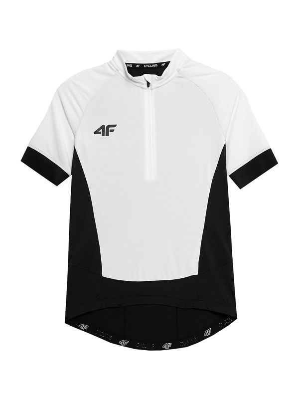 4F 4F Funkcionalna majica  črna / bela
