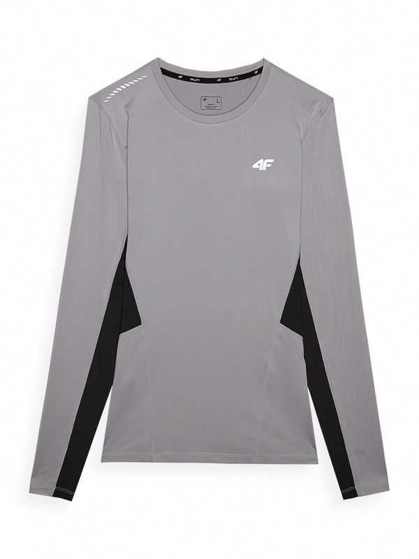 4F 4F Funkcionalna majica  siva / črna