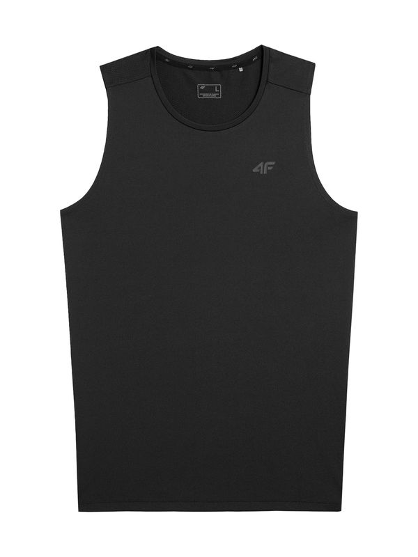 4F 4F Funkcionalna majica  temno siva / črna