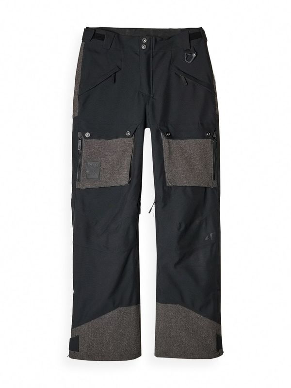 4F 4F Funkcionalne hlače  siva / črna