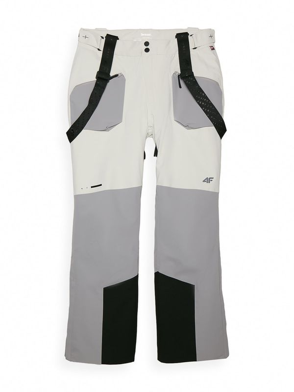 4F 4F Outdoor hlače  siva / črna / bela