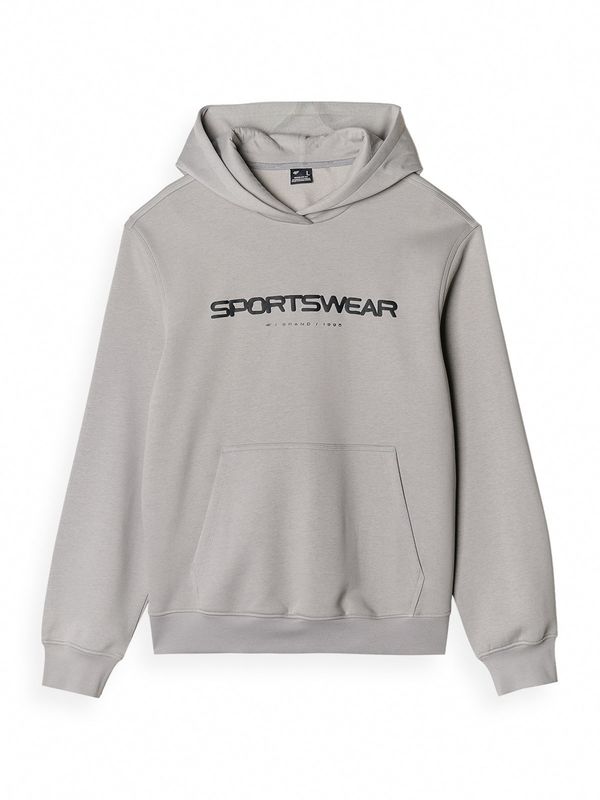 4F 4F Športna majica  siva / črna