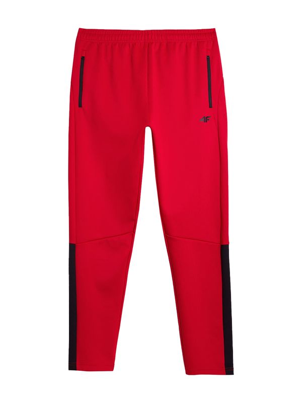 4F 4F Športne hlače  rdeča / črna