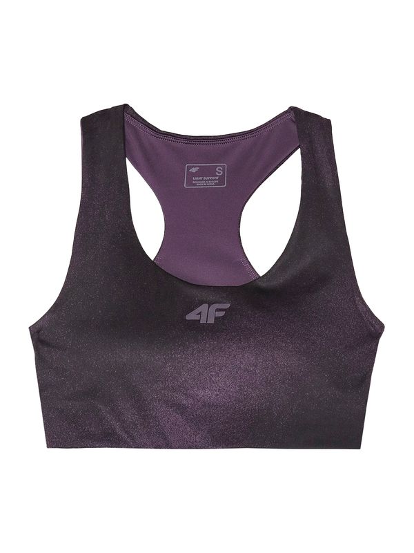 4F 4F Športni nederček  temno liila