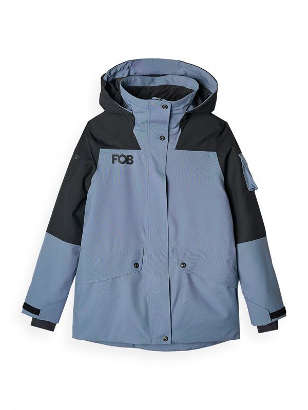 4F 4F Zunanja jakna  golobje modra / črna