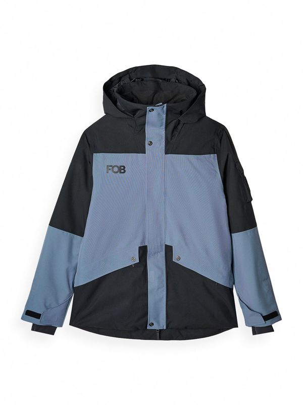 4F 4F Zunanja jakna  moder denim / črna